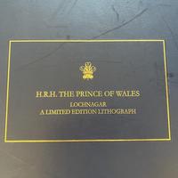 HRH Prince Charles signed Limited Edition Artists Proof Print titled "Lochnagar" with fitted case and certificate of Authenticity (11 of 14) HRH Prince Charles signed Limited Edition Artists Proof Print titled "Lochnagar" with fitted case and certificate of Authenticity (11 of 14)