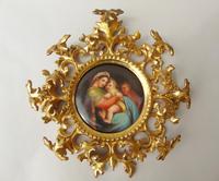 Outstanding 19th Century Florentine Porcelain Plaque Madonna (2 of 8) Outstanding 19th Century Florentine Porcelain Plaque Madonna (2 of 8)