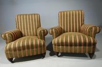 Handsome Pair of Early 20th Century Mahogany Framed Drawing Room Chairs (5 of 7) Handsome Pair of Early 20th Century Mahogany Framed Drawing Room Chairs (5 of 7)
