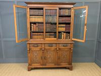 Victorian Carved Oak 3 Door Bookcase (19 of 23) Victorian Carved Oak 3 Door Bookcase (19 of 23)