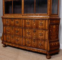 Dutch Bombe Bookcase Vitrine Display Cabinet on Chest Glazed (8 of 17) Dutch Bombe Bookcase Vitrine Display Cabinet on Chest Glazed (8 of 17)
