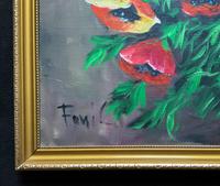 British School Vintage Mid-Century Still Life Floral Study Oil Painting (11 of 12) British School Vintage Mid-Century Still Life Floral Study Oil Painting (11 of 12)