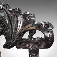 Antique Dinner Gong, Oriental, Ebonised Teak Stand, Chinoiserie, Victorian, 1880 (9 of 12) Antique Dinner Gong, Oriental, Ebonised Teak Stand, Chinoiserie, Victorian, 1880 (9 of 12)