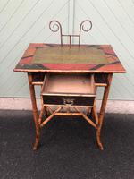 Antique Lacquered Bamboo Desk (7 of 11) Antique Lacquered Bamboo Desk (7 of 11)