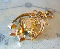Victorian Pocket Watch Chain Horse & Pony Fob 1890s 10ct Rose Gold Filled Equestrian Fob (3 of 9) Victorian Pocket Watch Chain Horse & Pony Fob 1890s 10ct Rose Gold Filled Equestrian Fob (3 of 9)