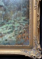 Very Large Outstanding 19th Century British Winter Snow-capped Landscape Oil Painting (11 of 13) Very Large Outstanding 19th Century British Winter Snow-capped Landscape Oil Painting (11 of 13)