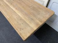 Large French Bleached Oak Farmhouse Dining Table (15 of 19) Large French Bleached Oak Farmhouse Dining Table (15 of 19)