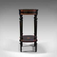 Antique Napoleon III Side Table, French, Etagere, Burr Walnut, Sewing c.1870 (5 of 12) Antique Napoleon III Side Table, French, Etagere, Burr Walnut, Sewing c.1870 (5 of 12)
