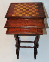 Regency mahogany nest of three tables (6 of 7) Regency mahogany nest of three tables (6 of 7)