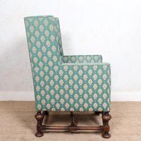 Lounge Chair Armchair Walnut Wingback Edwardian (8 of 12) Lounge Chair Armchair Walnut Wingback Edwardian (8 of 12)