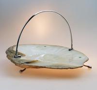 Extremely Rare & Large Solid Silver & Nacre Shell Caviar Clam Bowl c.1902 (8 of 16) Extremely Rare & Large Solid Silver & Nacre Shell Caviar Clam Bowl c.1902 (8 of 16)