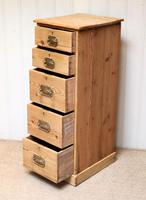 Tall Slim Pine Chest of Drawers (5 of 10) Tall Slim Pine Chest of Drawers (5 of 10)