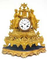 Stunning Quality French Mantel Clock Lady & Lord Figural Mantle Clock. (6 of 9) Stunning Quality French Mantel Clock Lady & Lord Figural Mantle Clock. (6 of 9)