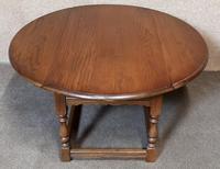 Oak Drop Leaf Occasional - Coffee Table Wood Bros, Old Charm Furniture (5 of 11) Oak Drop Leaf Occasional - Coffee Table Wood Bros, Old Charm Furniture (5 of 11)
