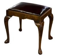 Walnut Queen Anne Style Stool c.1910 (5 of 5) Walnut Queen Anne Style Stool c.1910 (5 of 5)