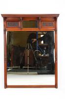 Large Victorian Walnut Overmantle Mirror (2 of 13) Large Victorian Walnut Overmantle Mirror (2 of 13)