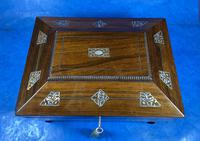 William IV Rosewood Jewellery Box with Inlays (2 of 12) William IV Rosewood Jewellery Box with Inlays (2 of 12)