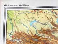 Large Vintage Westermann Wall Map of East & South-East Asia 1960’s (5 of 11) Large Vintage Westermann Wall Map of East & South-East Asia 1960’s (5 of 11)