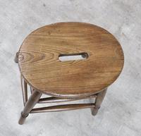 Antique Elm Bar Stool, 1900 (3 of 5) Antique Elm Bar Stool, 1900 (3 of 5)