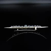 Antique Moonstone Crescent Moon Sterling Silver Brooch Pin (6 of 8) Antique Moonstone Crescent Moon Sterling Silver Brooch Pin (6 of 8)