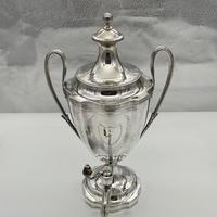 Antique George III Sterling Silver Tea Urn London 1796 Peter & Ann Bateman (6 of 12) Antique George III Sterling Silver Tea Urn London 1796 Peter & Ann Bateman (6 of 12)