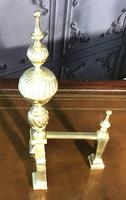 Quality Brass Andirons & Companion Set (17 of 17) Quality Brass Andirons & Companion Set (17 of 17)