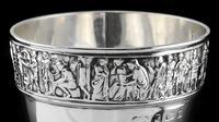 Antique Solid Silver Goblet / Cup with Roman Frieze - Elkington & Co 1902 (14 of 16) Antique Solid Silver Goblet / Cup with Roman Frieze - Elkington & Co 1902 (14 of 16)
