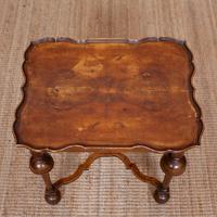 Walnut Side Table Continental Queen Anne Carved Lamp Table (2 of 12) Walnut Side Table Continental Queen Anne Carved Lamp Table (2 of 12)