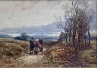 William Manners Pair of Watercolours - Farmer with Sheep & Country Folk Returning Home’ (3 of 3) William Manners Pair of Watercolours - Farmer with Sheep & Country Folk Returning Home’ (3 of 3)