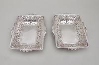 Unusual Pair of Victorian Silver Bonbon Dishes by Minshull & Latimer, Birmingham 1898 (2 of 5) Unusual Pair of Victorian Silver Bonbon Dishes by Minshull & Latimer, Birmingham 1898 (2 of 5)