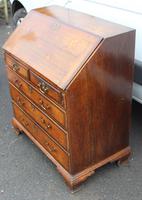 1850's Small Oak Bureaux with Crossbanding around Drawers (5 of 6) 1850's Small Oak Bureaux with Crossbanding around Drawers (5 of 6)