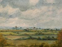 Original 20th Century Vintage English Farmland Country Landscape Oil on Canvas Painting (10 of 14) Original 20th Century Vintage English Farmland Country Landscape Oil on Canvas Painting (10 of 14)