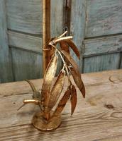French Art Deco Gold Palm Leaf Table Lamp (6 of 6) French Art Deco Gold Palm Leaf Table Lamp (6 of 6)
