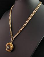 Victorian Agate Snake Pendant, Pinchbeck Albert Chain (4 of 12) Victorian Agate Snake Pendant, Pinchbeck Albert Chain (4 of 12)