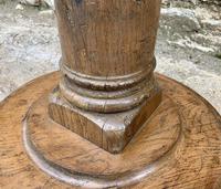 Large Antique Oak Torchere Stand (9 of 13) Large Antique Oak Torchere Stand (9 of 13)