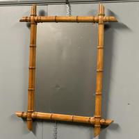 Pair of mid size faux bamboo mirrors (7 of 7) Pair of mid size faux bamboo mirrors (7 of 7)