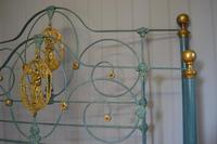 Antique Victorian Brass & Iron Bed 5ft Kingsize Bedstead Sympathetically Restored (14 of 17) Antique Victorian Brass & Iron Bed 5ft Kingsize Bedstead Sympathetically Restored (14 of 17)