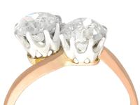 1.57ct Diamond & 18ct Rose Gold Twist Ring - Antique c.1910 (2 of 9) 1.57ct Diamond & 18ct Rose Gold Twist Ring - Antique c.1910 (2 of 9)