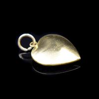 Antique Old Cut Paste Rolled Gold Puffy Heart Pendant Charm (6 of 8) Antique Old Cut Paste Rolled Gold Puffy Heart Pendant Charm (6 of 8)