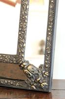 Dutch Repousse Brass Cushion Framed Mirror with Arched Crest (6 of 12) Dutch Repousse Brass Cushion Framed Mirror with Arched Crest (6 of 12)