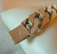 Vintage Sterling Silver Gentlemans ID Bracelet 66.7 Grams 8 3/4" Length (9 of 12) Vintage Sterling Silver Gentlemans ID Bracelet 66.7 Grams 8 3/4" Length (9 of 12)