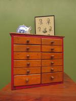 Antique Miniature Scratch Built Bank of Drawers, made from Jamaican Cigar Boxes (18 of 19) Antique Miniature Scratch Built Bank of Drawers, made from Jamaican Cigar Boxes (18 of 19)