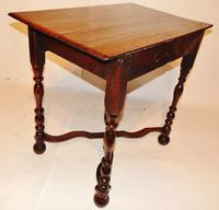 William & Mary Oak Side Table (8 of 8) William & Mary Oak Side Table (8 of 8)
