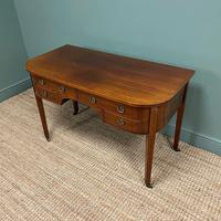 Stunning Victorian Mahogany Bow Fronted Antique Writing Table (5 of 7) Stunning Victorian Mahogany Bow Fronted Antique Writing Table (5 of 7)