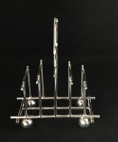 Christopher Dresser Style 5 Bar Silver Plated Toast Rack (4 of 5) Christopher Dresser Style 5 Bar Silver Plated Toast Rack (4 of 5)