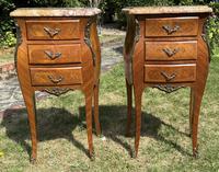 Pair of French Rococo Style Bedside Tables (1 of 6)