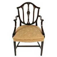Pair of Hepplewhite Style Elbow Chairs (4 of 8) Pair of Hepplewhite Style Elbow Chairs (4 of 8)