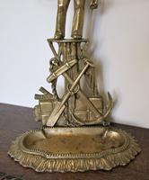 Unusual Nautical Brass Stick or Umbrella Stand in shape of Sailor (3 of 6) Unusual Nautical Brass Stick or Umbrella Stand in shape of Sailor (3 of 6)