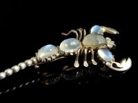 Antique Moonstone Scorpion Brooch, Sterling Silver (8 of 13) Antique Moonstone Scorpion Brooch, Sterling Silver (8 of 13)