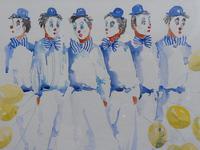 Watercolour Clowns with Tellow Balloons Listed Irish Artist Judith Caulfield Walsh (8 of 10) Watercolour Clowns with Tellow Balloons Listed Irish Artist Judith Caulfield Walsh (8 of 10)